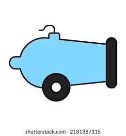 Icono de diseño único del cañón