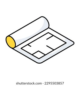 A unique design icon of carpet 