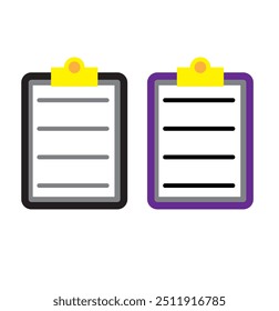 A unique design icon of checklist
