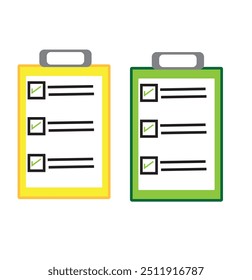 A unique design icon of checklist
