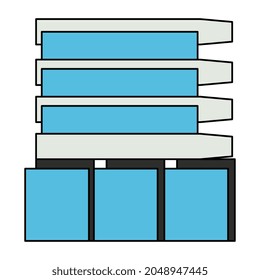 A unique design icon of city architecture  