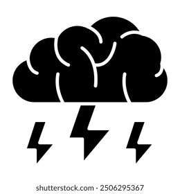 A unique design icon of cloud energy 