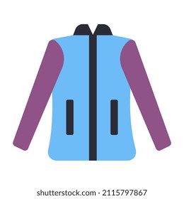 A unique design icon of coat 

