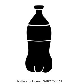 A unique design icon of cola bottle 

