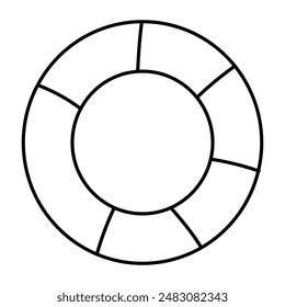 Unique design icon of color selection 


