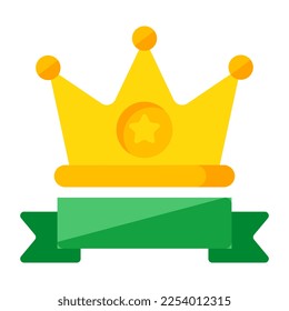 Unique design icon of crown