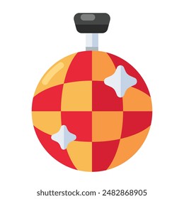 Un icono de diseño único de la bola de discoteca