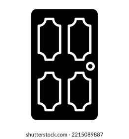 Icono de diseño único de la puerta