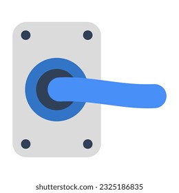 Einzigartiges Design-Symbol für Türschloss