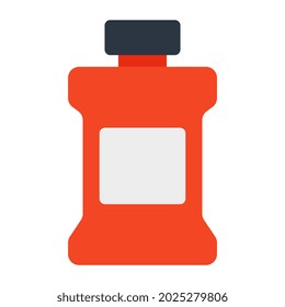 Un ícono de diseño único de la botella de bebida