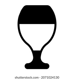 Eine einzigartige Design-Ikone aus Glas, Saft, Vektorgrafik