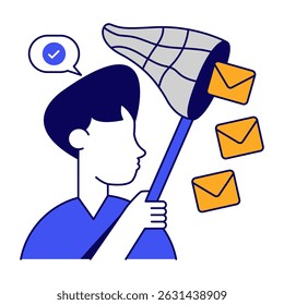 Um ícone de design exclusivo de email