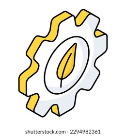 Ein einzigartiges Design-Symbol für das Umweltmanagement