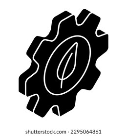 Ein einzigartiges Design-Symbol für das Umweltmanagement