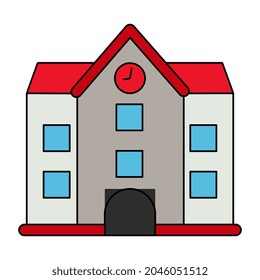 A unique design icon of edifice 
