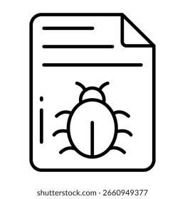 Ein einzigartiges Design-Symbol des Datei-Fehlers