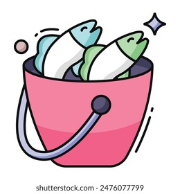 Ein einzigartiges Design-Ikone des Fischeimers