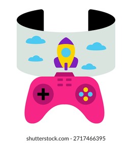 Un icono de diseño único del lanzamiento del juego 