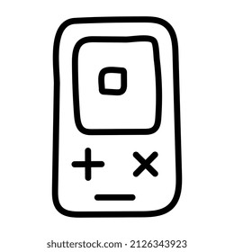 Un icono de diseño único de gamepad

