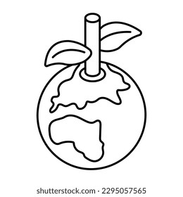A unique design icon of global ecology 