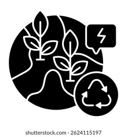 Un icono de diseño único de la ecología global