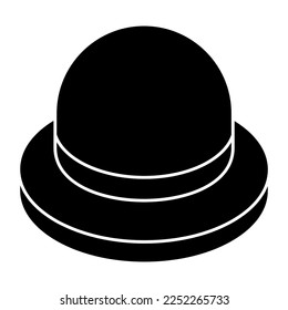 A unique design icon of hat 