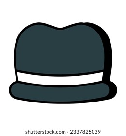 A unique design icon of hat