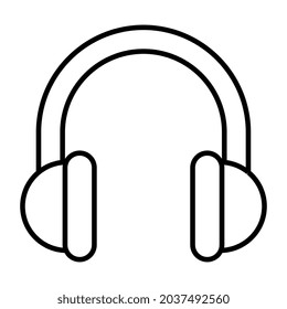 Ein einzigartiges Design-Symbol für Kopfhörer