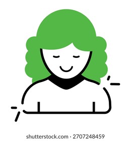 Unique design icon of judge 
