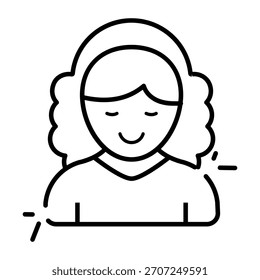 Unique design icon of judge 