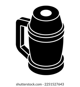 Unique design icon of jug