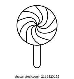 A unique design icon of lollipop