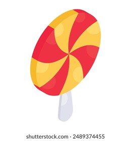 A unique design icon of lollipop