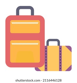 A unique design icon of luggage

