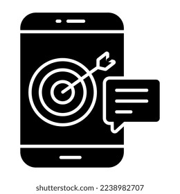 Un icono de diseño único de destino móvil 