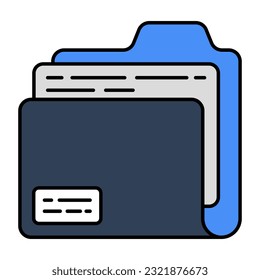 Un icono de diseño único de la cartera 