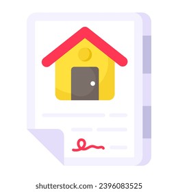 Un icono de diseño único del papel de propiedad

