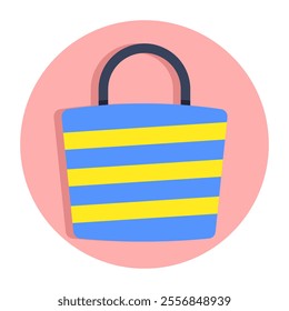 A unique design icon of purse