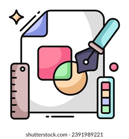 Einzigartiges Design-Icon von rgb 