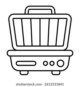 A unique design icon of sandwich maker