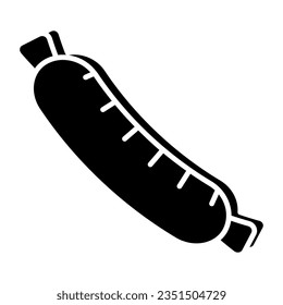 A unique design icon of sausage