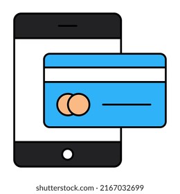 Ein einzigartiges Design-Symbol für sichere Kartenzahlung