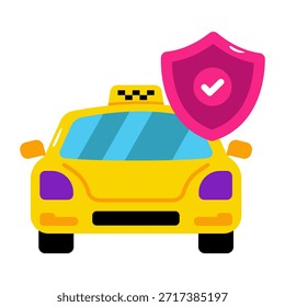 Un icono de diseño único de viajes seguros 