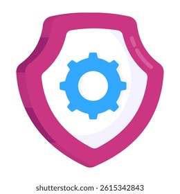 Unique design icon of security setting