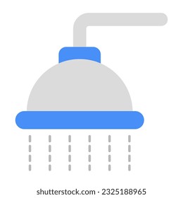 Einzigartiges Design-Symbol der Dusche