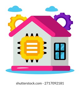 Un icono de diseño único de hogar inteligente 