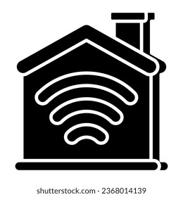 A unique design icon of smarthome 