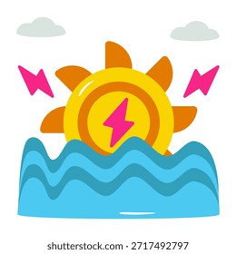 Un icono de diseño único de la energía solar