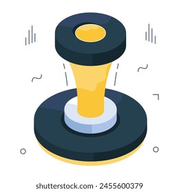 Un icono de diseño único de sello

