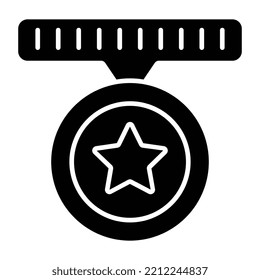 Un icono de diseño único del emblema de la estrella 